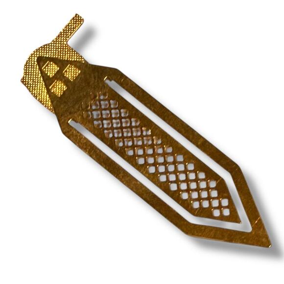 Vintage Masons 1998 Windows of Opportunity Gold Tone Bookmark - Picture 2 of 4